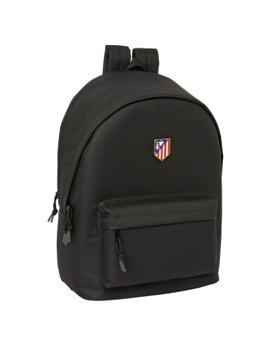Schulrucksack Atlético Madrid Schwarz 31 x 44 x 18 cm