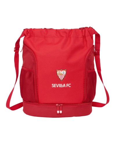 Rucksacktasche mit Bändern Sevilla Fútbol Club Rot 35 x 40 x 1 cm
