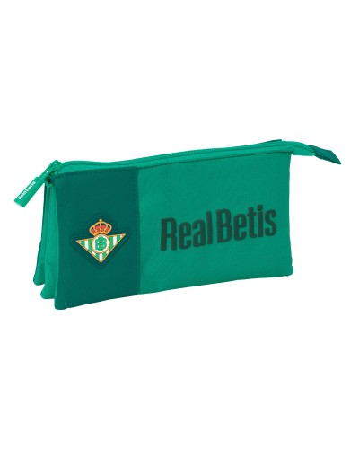 Portaoggetti Triplo Real Betis Balompié Verde 22 x 12 x 3 cm