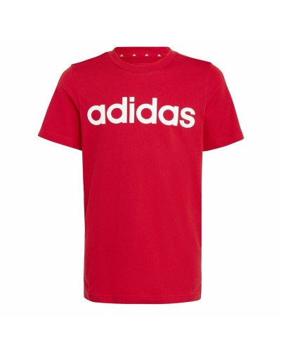 Barn T-shirt med kortärm Adidas Lin Roja