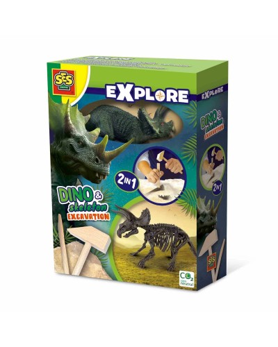 Juego de Excavación SES Creative Triceratops