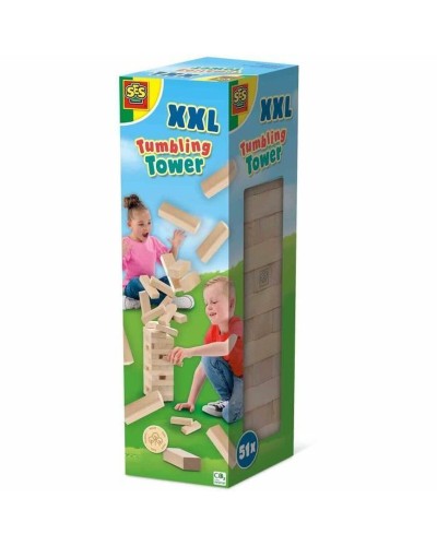 Geschicklichkeitsspiel SES Creative XXL Tumbling Tower