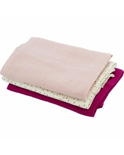 Muslin Domiva Rose Resistent 3 Delar (3 antal)