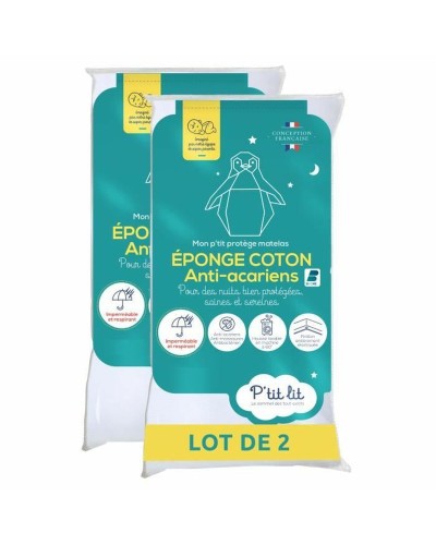 Protector de Cuna P'TIT LIT Blanco 25 Piezas