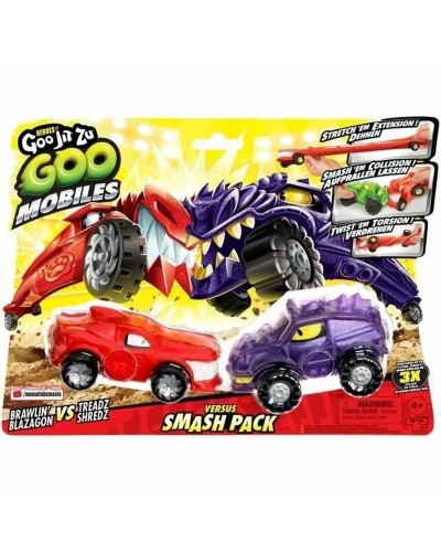 Toimintafiguuri Moose Toys GOO MOBILES - BLAZAGON VS TREADS SHREDZ Punainen