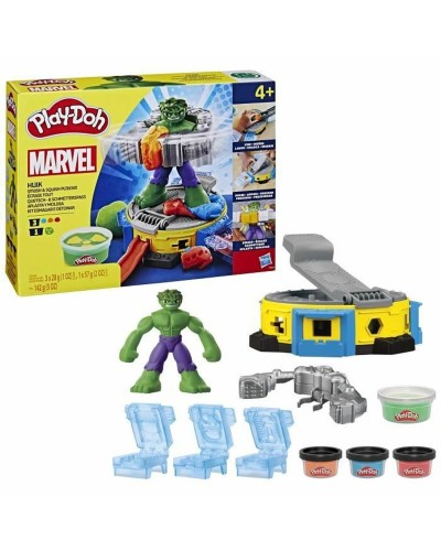 Pâte à modeler en argile Play-Doh Hulk Smash It All Multicouleur