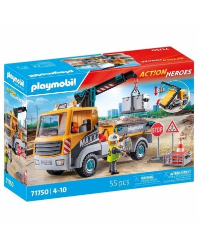 Nosturikuorma-auto Playmobil 71750 Sininen