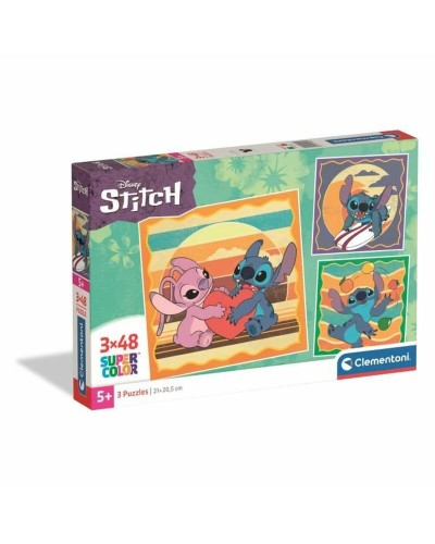 Puzzle Clementoni Stitch (3 Unités)