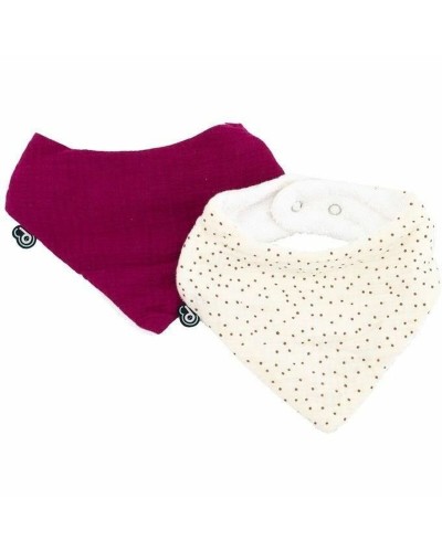 Lätzchen Domiva Rosa Baumwolle 2 Stücke (2 Stück)