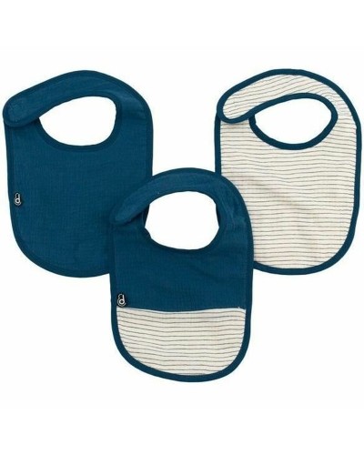 Slabbetjesset Domiva Blauw Katoen 3 Onderdelen (3 Stuks)