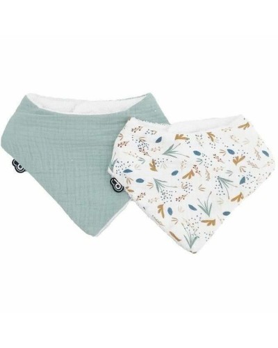 Bavoir Domiva Celeste Coton 2 Pièces (2 Unités)