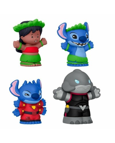 Actionfigurer LPC LILO Y STITCH 4 Delar