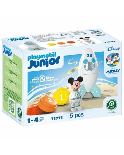 Playset Playmobil Junior 71771 Mickey astronaut Disney 5 Pezzi