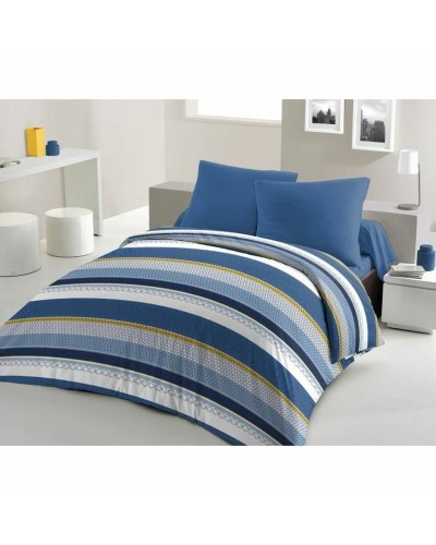 HOME LINGE PASSION Duvet Cover Set | 240 x 260 cm | Light Blue | Soft and Comfortable
