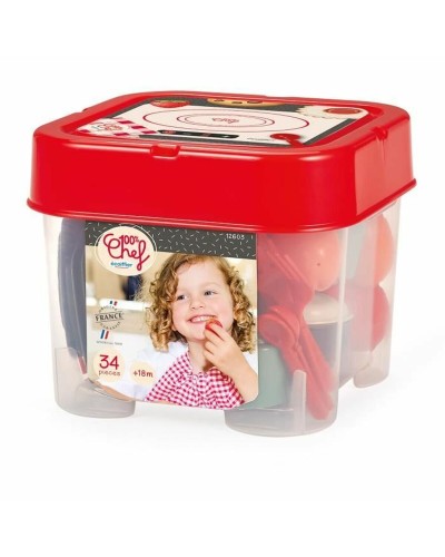 Cuisinière jouet Ecoiffier 34 Pièces