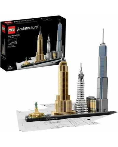 Set di Costruzioni Lego Architecture 21028 New York Multicolore 600 Pezzi