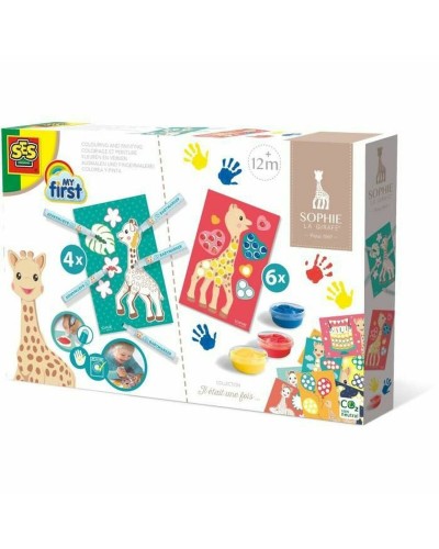 Zeichnungen zum Ausmalen SES Creative Sophie la girafe