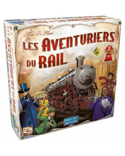Sällskapsspel Asmodee The Adventurers of Rail USA (FR)