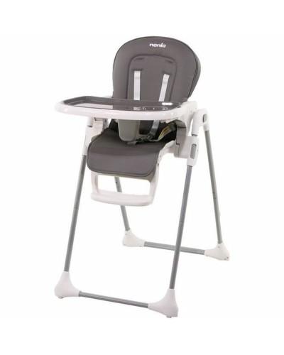 Syöttötuoli Nania Harmaa Tekonahka