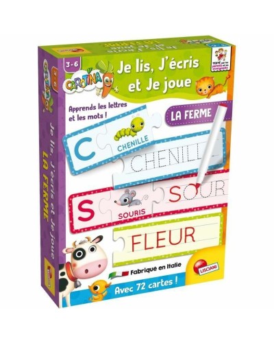 Opettavainen peli Lisciani Giochi Je lis, J´écris et je joue (FR)