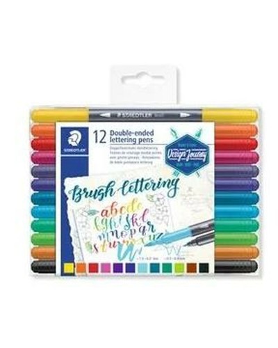 Tussisetti Staedtler 3004 TB12 Monivärinen (12 Kappaletta)