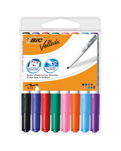 Rotulador para Pizarra Bic 503844 Multicolor 8 Piezas