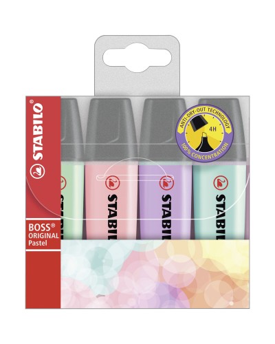 Highlighter Stabilo 70/4-2 4 Delar