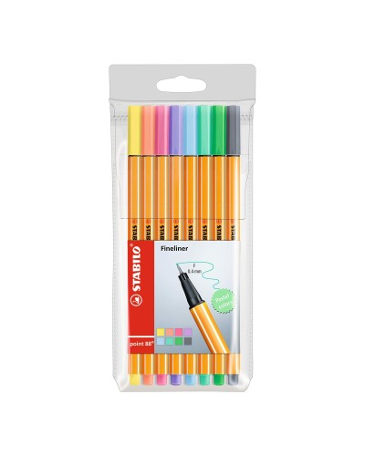 Markeerstiften Stabilo 88/8-01 Multicolour (8 Onderdelen)