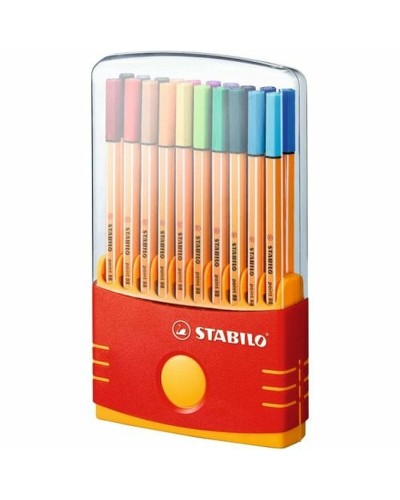 Set de Rotuladores Stabilo 8820-03 Multicolor 0,4 mm (20 Piezas)