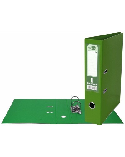 Ring binder Liderpapel AZ28 Green A4 (1 Unit)