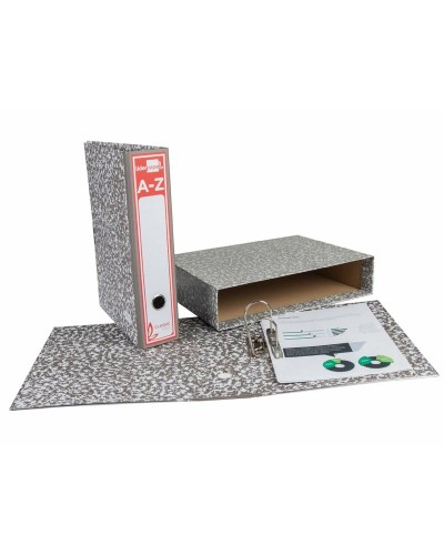 Carpeta de anillas Liderpapel AZ49 A4 Gris (1 unidad)