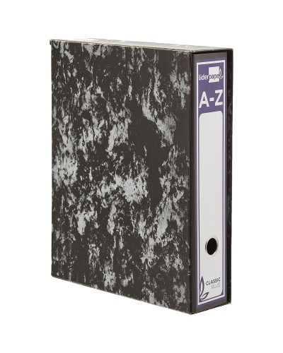 Carpeta de anillas Liderpapel AZ50 Gris A4