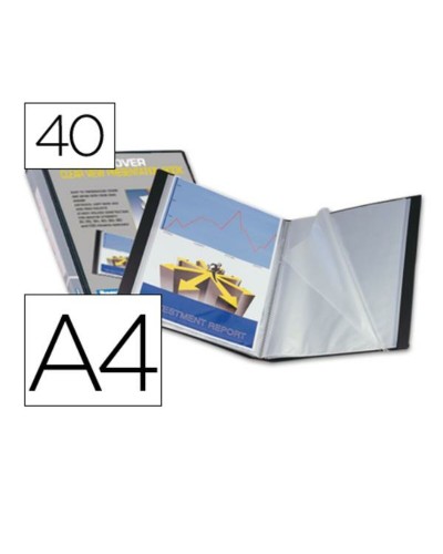 Asiakirjakansio Liderpapel CJ61 Musta A4