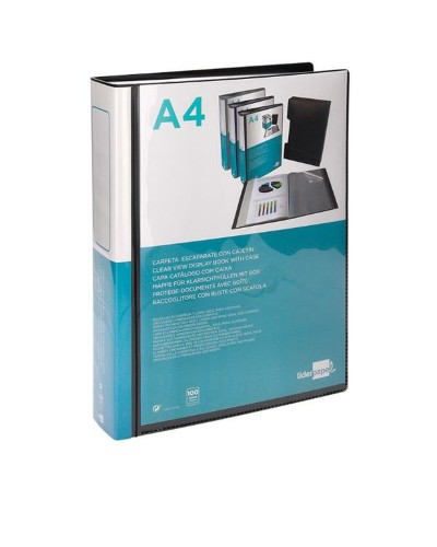 Kansio Liderpapel CJ65 Musta A4