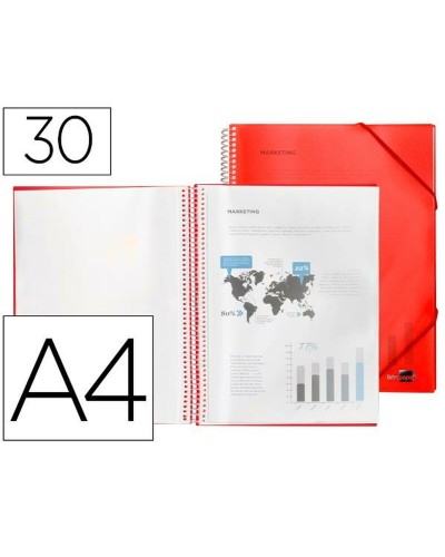 Carpeta Liderpapel EC10 Rojo A4