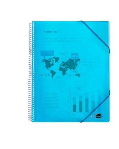Dossier Liderpapel EC13 Bleu A4