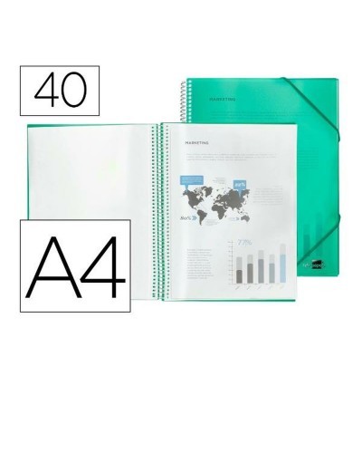 Kansio Liderpapel EC15 A4 Vihreä