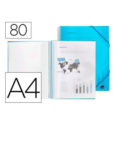 Carpeta Liderpapel EC25 Azul A4
