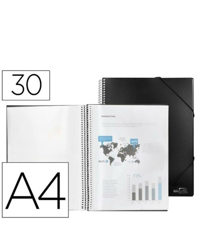 Carpeta Liderpapel EC31 Negro A4