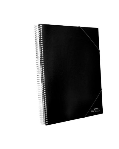 Portadocumentos Liderpapel EC32 Negro A4