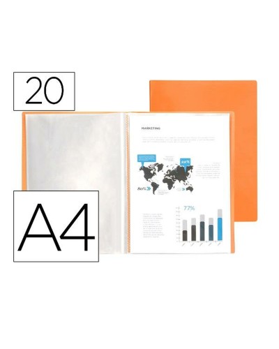 Asiakirjakansio Liderpapel EC68 A4 Oranssi