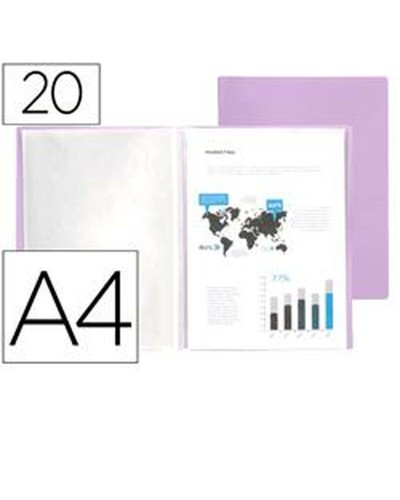 Dokumenthållare Liderpapel EC69 Lila A4