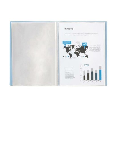 Porte-documents Liderpapel EC70 Bleu A4