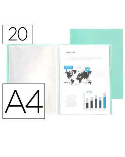 Dokumenthållare Liderpapel EC71 Grön A4