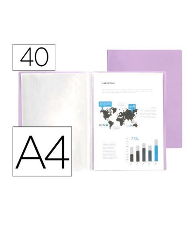 Dokumentenhalter Liderpapel EC81 Lila A4