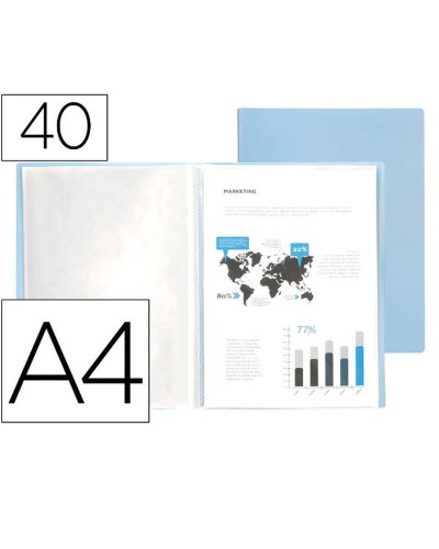 Folder Liderpapel EC82 Blue A4