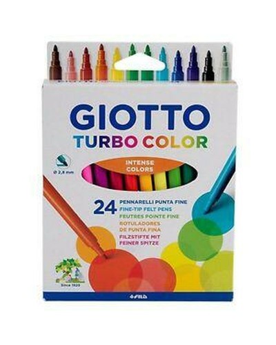 Set of Felt Tip Pens Giotto F417000 24 Pieces
