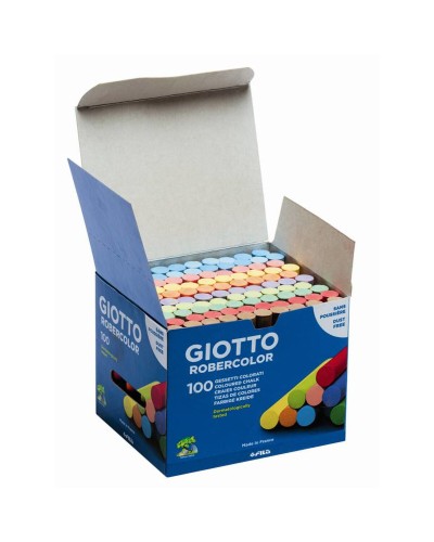 Craies Giotto F539000 Multicouleur Anti-poussière 100 Pièces