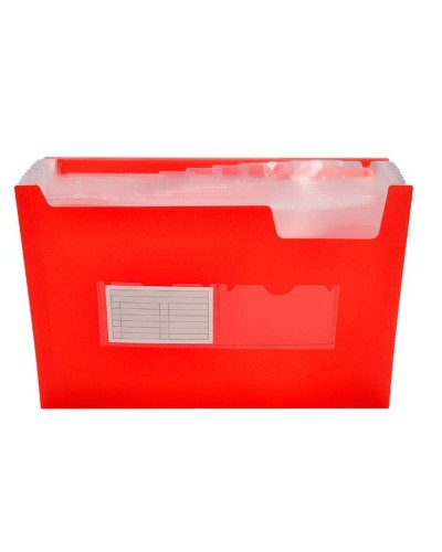 Organiser Folder Liderpapel FU11 Red A4