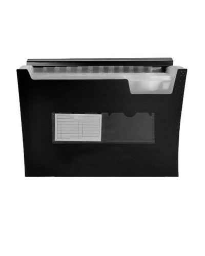 Carpeta Clasificadora Liderpapel FU35 Negro A4